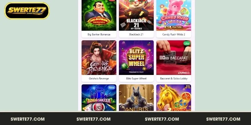 Slots ng SWERTE77 ang paborito ng mga Pinoy players
